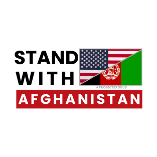 Stand with Afghanistan (light background) T-Shirt