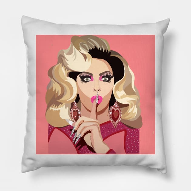 Alyssa Edwards Pillow by KaiVerroDesigns