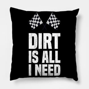 Dirt Bike Racing Track Motocross Pillow