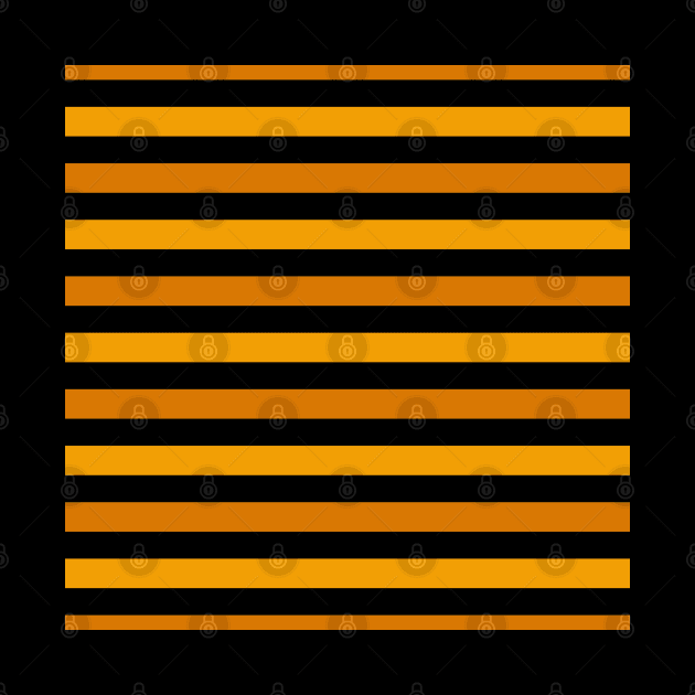 Orange and Black Stripes by Home of Pillows