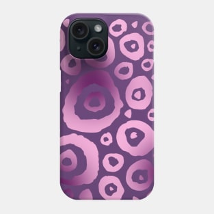 Purple Circle Pattern Phone Case