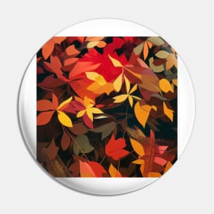 Bright Autumn Leaves Pin