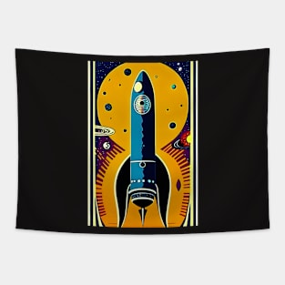 Rocket Ship Tapestry