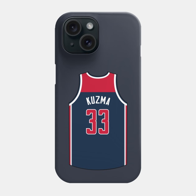 Kyle Kuzma Washington Jersey Qiangy Phone Case by qiangdade