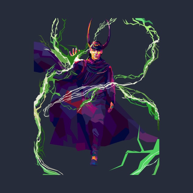 God Loki WPAP by awangwidyatama