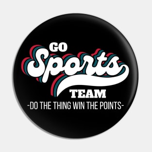 Go Sports Team. Pin