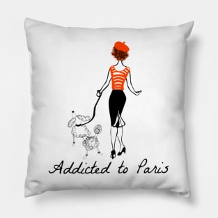 Addicted to paris Pillow