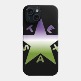 Texas Pride- Genderqueer-Textless Phone Case