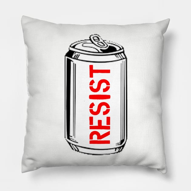 Resist wearing this shirt Pillow by Jason13