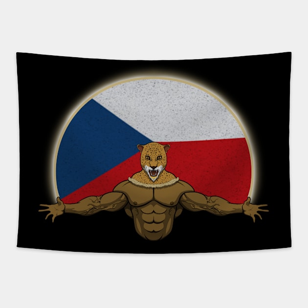 Cheetah Czech Republic Tapestry by RampArt