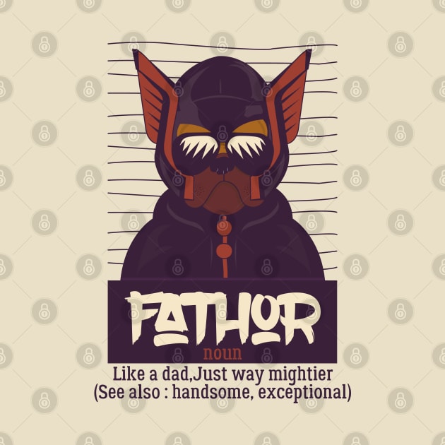 Fathor Definition Like A Dad Just Way Mightier, Dad Funny Sayings, Cute Fathers Day Gift, Dog Dad Who Loves Dogs, Papa Definition T-Shirt by Inspireshirt