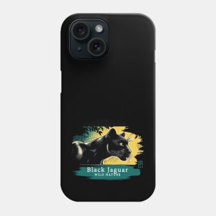 Black Jaguar - WILD NATURE - JAGUAR -11 Phone Case