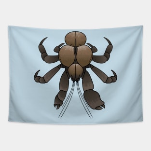 Coconut crab cartoon illustration Tapestry