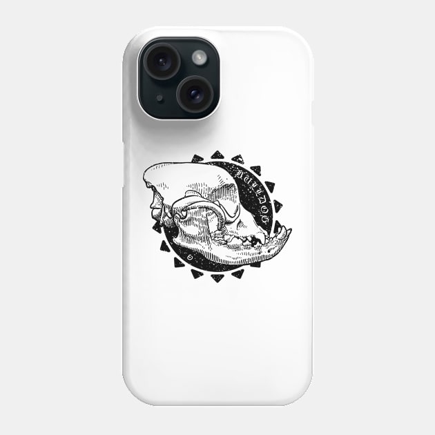 Bulldog skull Phone Case by StefanAlfonso