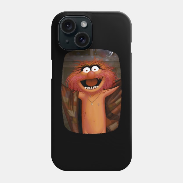 Muppet Maniac - Animal as Buffalo Bill Phone Case by GrimbyBECK