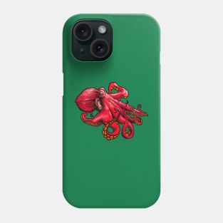 Octopus Red Phone Case