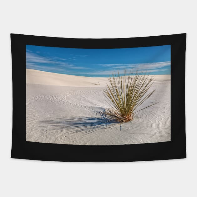 Lone Yucca Tapestry by jvnimages