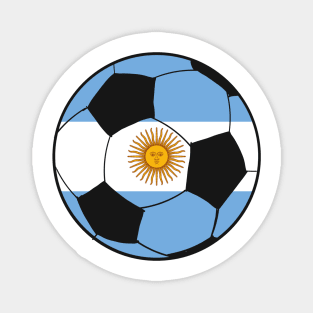 Argentina Soccer Ball Magnet