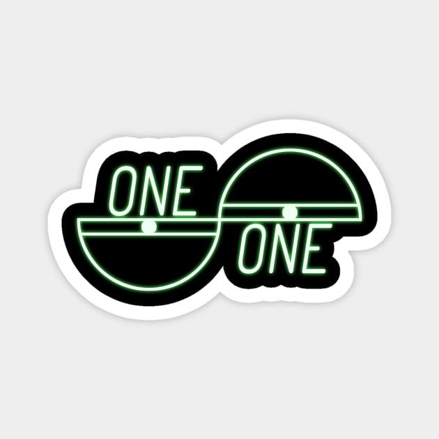 One One Logo Magnet by Natsu714