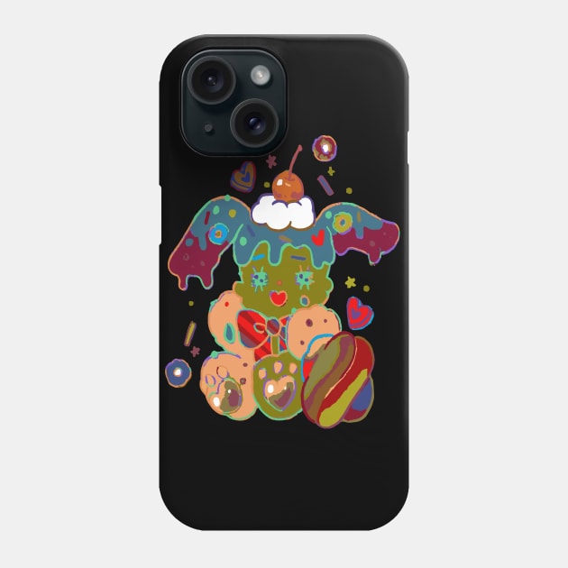 fluffy baby bunny lovers Phone Case by lazykitty