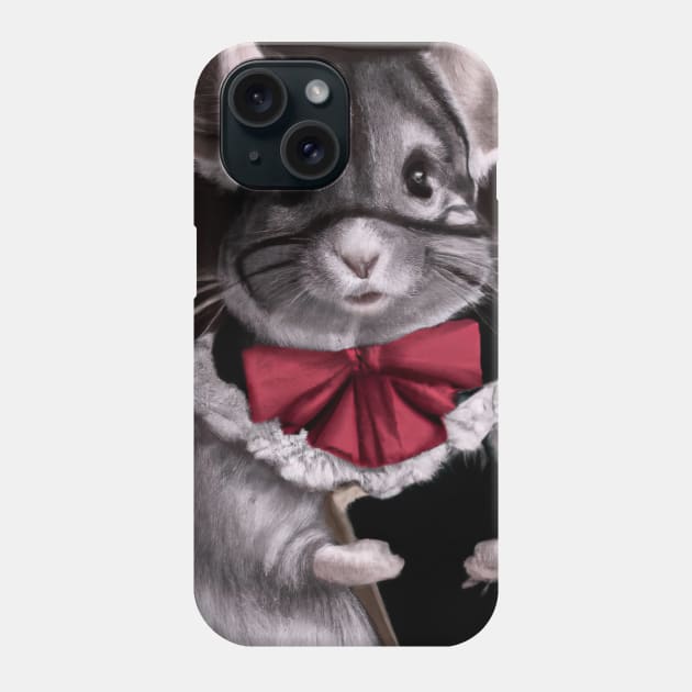 Librarian Chinchilla Phone Case by maxcode