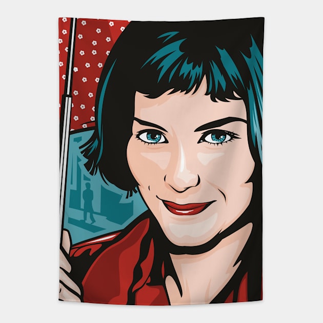 Amelie Tapestry by Jamie Lee Art