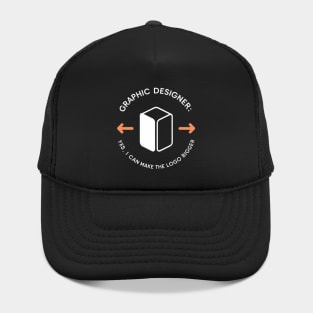 Graphic Designer Fun Quote Creativity Hat