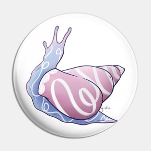 Bigender Pride Snail Pin