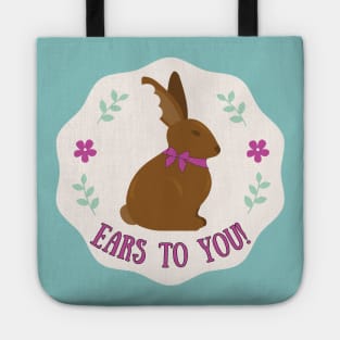 Ears to You Chocolate Easter Bunny Tote