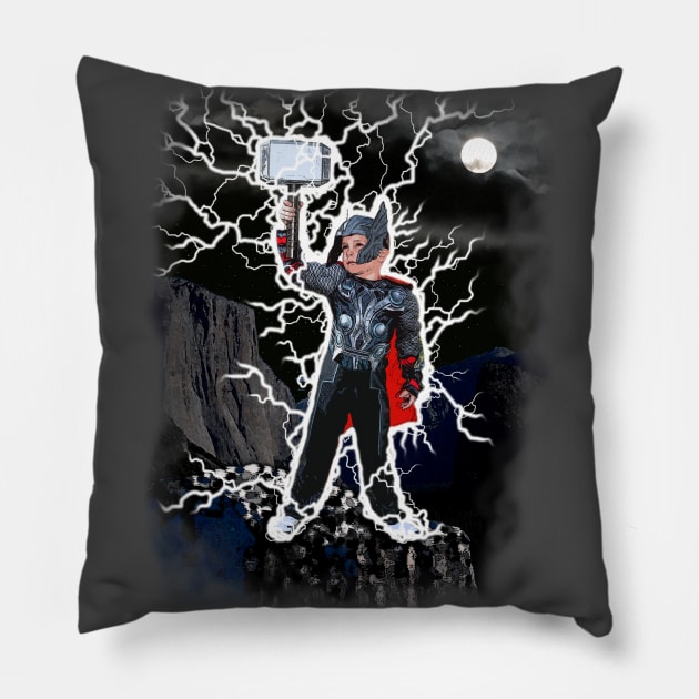 Thor Pillow by sapanaentertainment