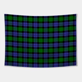 Green and blue tartan plaid Tapestry