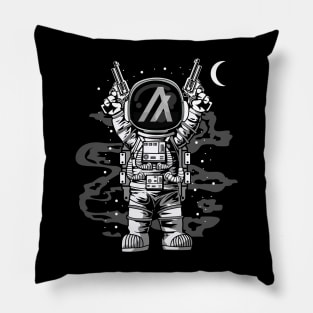 Astronaut Algorand ALGO Coin To The Moon Crypto Token Cryptocurrency Wallet Birthday Gift For Men Women Pillow