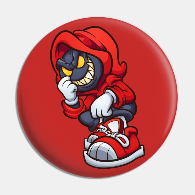 Evil hooded character Pin by memoangeles