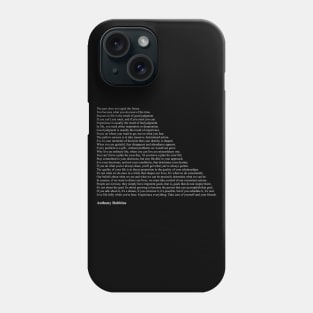 Anthony Robbins Quotes Phone Case