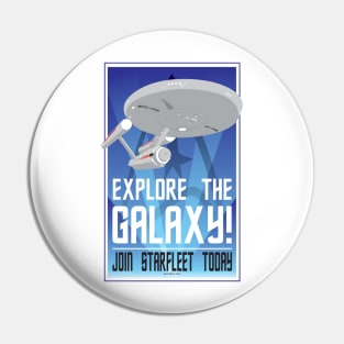 Explore The Galaxy Pin