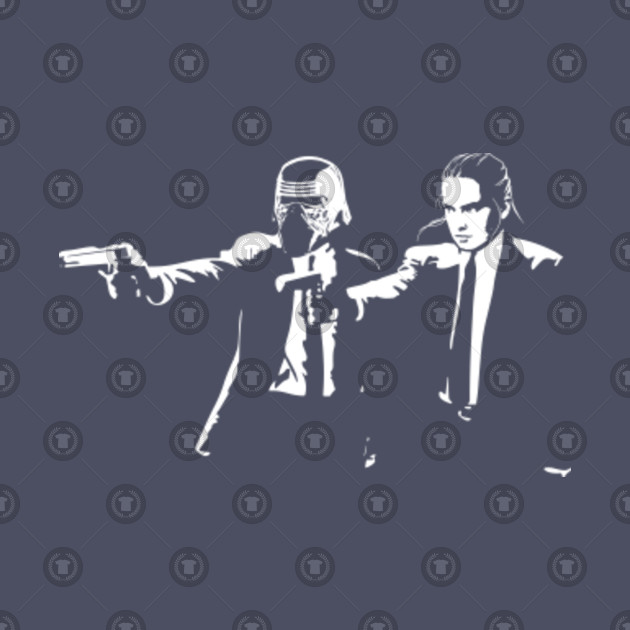 Star Wars Pulp Fiction Kylo Ren Rey