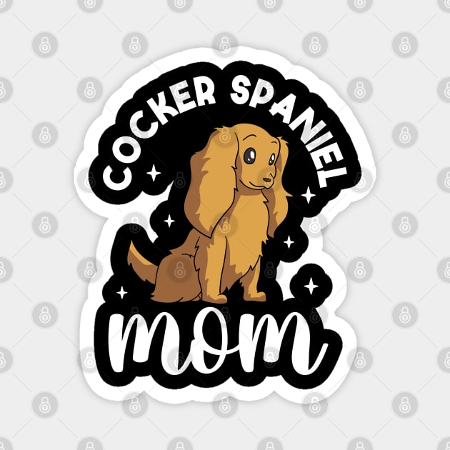 Cocker Spaniel Mom - Cocker Spaniel Magnet by Modern Medieval Design