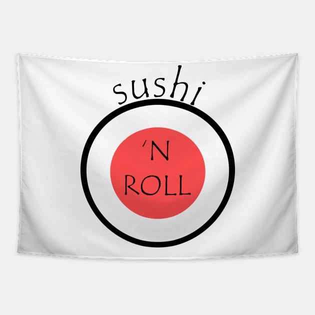 sushi 'n roll Tapestry by amyskhaleesi