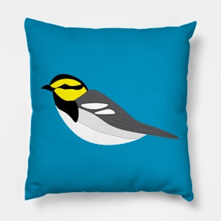 Golden Cheeked warbler Pillow