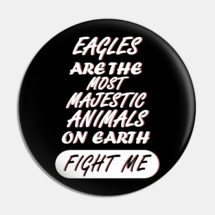 Eagle Majestic King of the Air Nature Pin