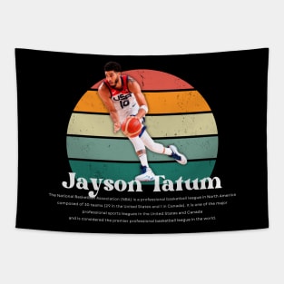 Jayson Tatum Vintage V1 Tapestry