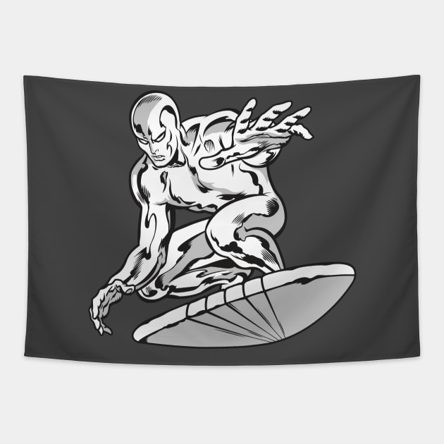 Silver Surfer - Modern Tapestry by AlternateRealiTEE