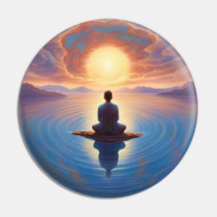 Meditation at Dawn Pin