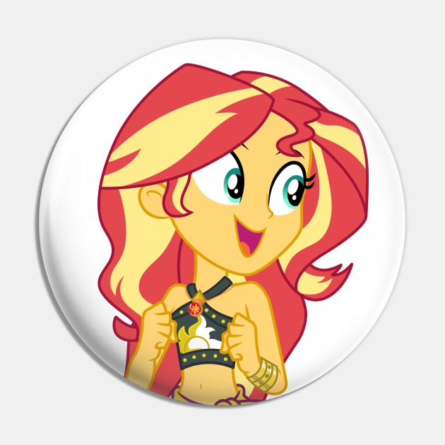 Beach Sunset Shimmer 3 Pin by CloudyGlow