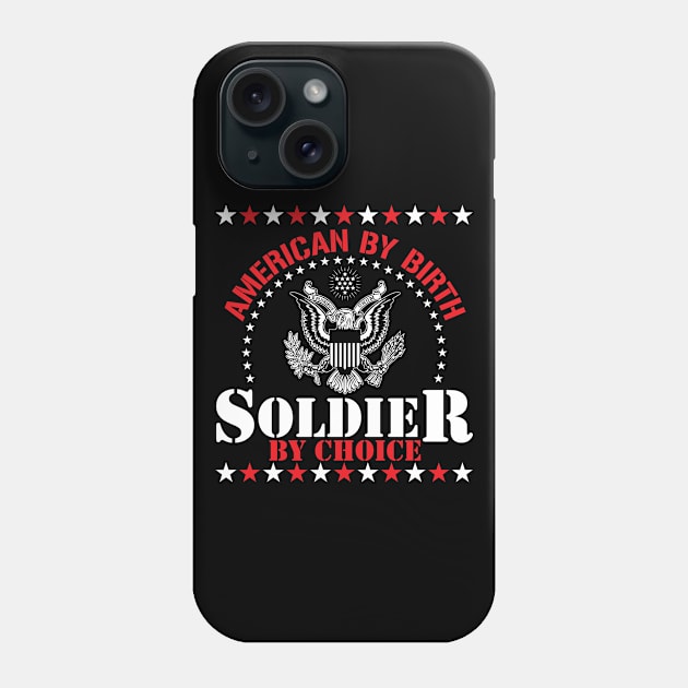 Soldier By Choice Phone Case by myoungncsu