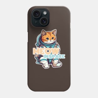 Astronaut cat Phone Case