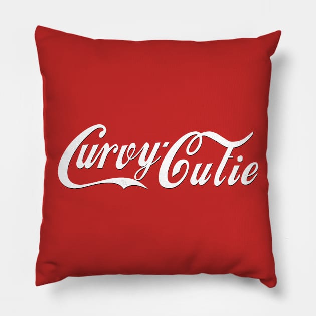 Curvy Cutie Pillow by Toni Tees