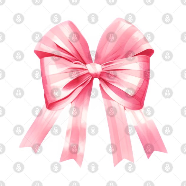 Pink Bow Coquette Aesthetic Y2k Girly by Mind Your Tee