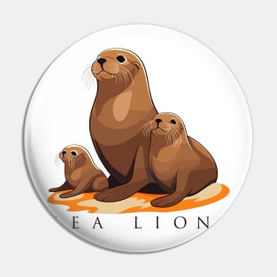 Sea Lions Pin