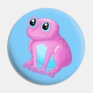 Pink Toad Pin